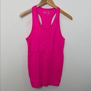 ZYIA Copper Charged Vibrant Pink Racerback Tank Top – Medium